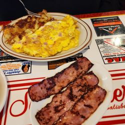 Sage Diner - Ham and cheese omelet side of turkey bacon