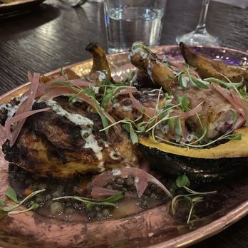 Willow - Half roasted chicken with lentils and squash - Italian Near Me - Sacramento, California Willow - Half roasted chicken with lentils and squash - Italian Near Me - Sacramento, California