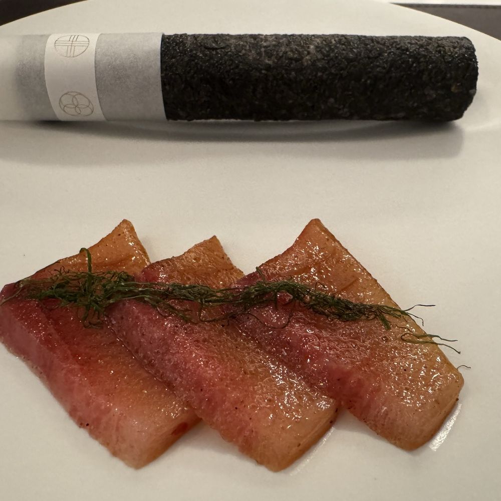 Jungsik - Yellowtail kimbap ($40) - Korean Near Me - New York, New York Jungsik - Yellowtail kimbap ($40) - Korean Near Me - New York, New York