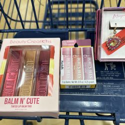 Marshalls - Moisturising lipsticks and Betsy Johnson earrings.
