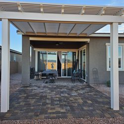Creative Outdoor Design - Extended patio and pergola cover