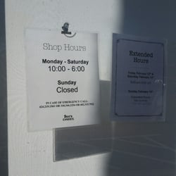 Store hours