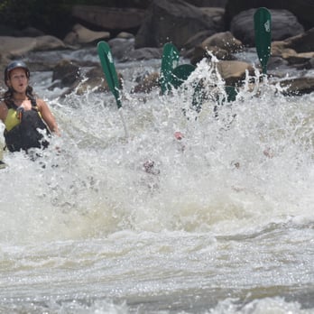 High Country Adventures - Wolfpack giving her customers a real thrill. Awesome! She is an amazing guide. Worth every cent! - Rafting/Kayaking Near Me - Ocoee, Tennessee High Country Adventures - Wolfpack giving her customers a real thrill. Awesome! She is an amazing guide. Worth every cent! - Rafting/Kayaking Near Me - Ocoee, Tennessee