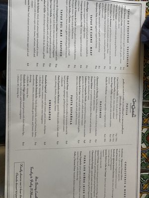 Menu photo 1 Casa Córdoba Montrose, CA