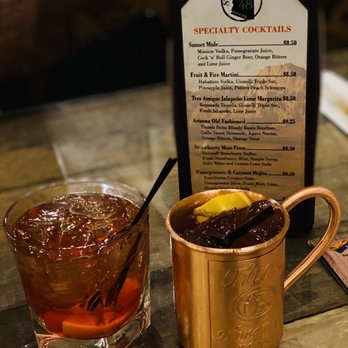 State 48 Tavern - Old fashion & sunset mule - Sports Bars Near Me - Page, Arizona State 48 Tavern - Old fashion & sunset mule - Sports Bars Near Me - Page, Arizona