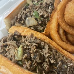 Union Street Pub - Garlic bread cheesesteak