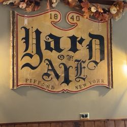The Yard of Ale - Sign