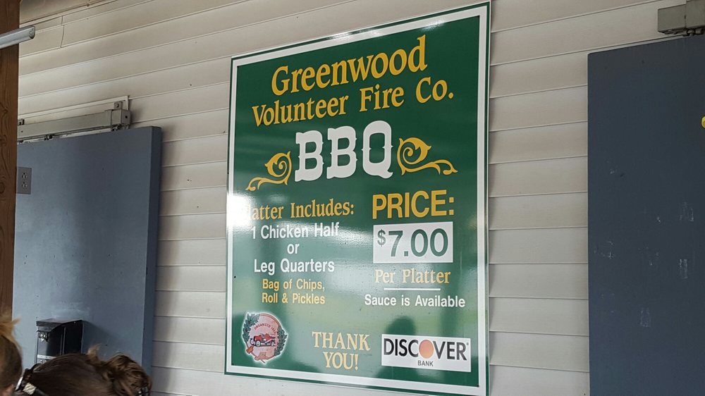 GREENWOOD VOLUNTEER FIRE CO BBQ Updated September 2024 12611 Sussex Hwy, Greenwood, Delaware