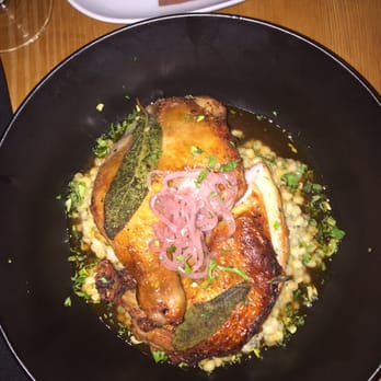 Woodwork - Cornish Hen & barely risotto - Canadian (New) Near Me - Edmonton, Alberta Woodwork - Cornish Hen & barely risotto - Canadian (New) Near Me - Edmonton, Alberta