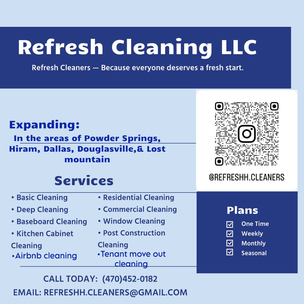 REFRESH CLEANERS - Updated October 2025 - Douglasville, Georgia - Home ...