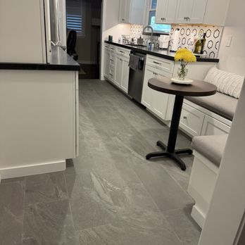 Russell Tile - Kitchen floor - General Contractors Near Me Russell Tile - Kitchen floor - General Contractors Near Me