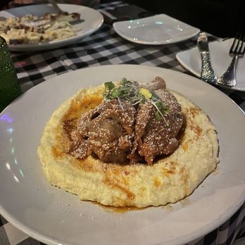 Barbusa - OSSO BUCO /35.97, Braised Pork Shank, Soffrito, Herbs, Parmigiano Polenta Best thing on the menu! - Italian Near Me - San Diego, California Barbusa - OSSO BUCO /35.97, Braised Pork Shank, Soffrito, Herbs, Parmigiano Polenta Best thing on the menu! - Italian Near Me - San Diego, California