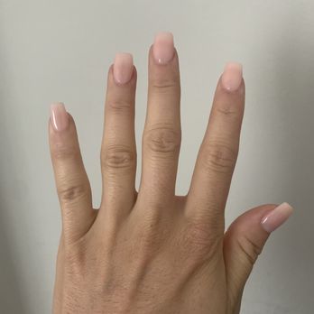 Neo Nails Brickell - Perfectly nude Valentina acrylic nails by Dunia! She's really sweet and did such a good job!!! - Nail Salons Near Me - Miami, Florida Neo Nails Brickell - Perfectly nude Valentina acrylic nails by Dunia! She's really sweet and did such a good job!!! - Nail Salons Near Me - Miami, Florida