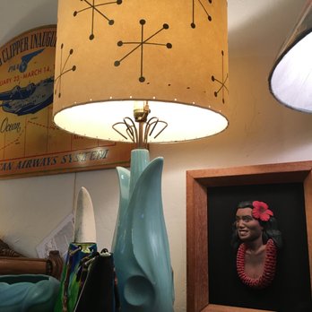 Yellowfish Trading - So many amazing (and eccentric) lamps and surprisingly well-preserved shades. - Home Decor Near Me - Hanalei, Hawaii