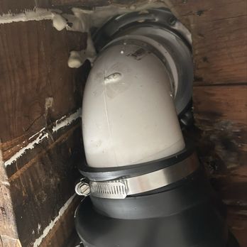 Platinum Plumbing Service - Before and after of cracked cast iron soil pipe. - Plumbing Near Me Platinum Plumbing Service - Before and after of cracked cast iron soil pipe. - Plumbing Near Me