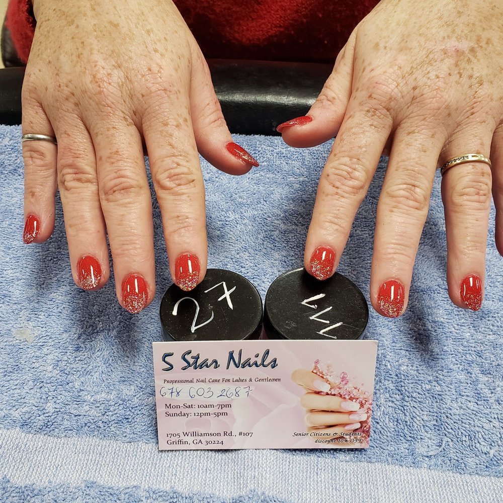 5 STAR NAILS 36 Photos Nail Salons 1705 Williamson Rd, Griffin