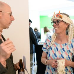 Nanaimo Art Gallery - Image of exhibition opening, credit Sean Fenzl