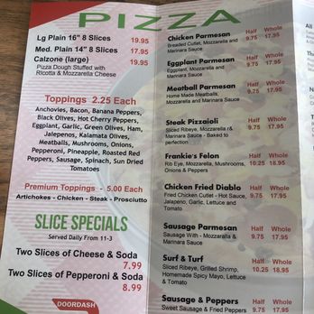 Frankie's Italian Deli - Menu - Pizza Near Me - Naples, Florida Frankie's Italian Deli - Menu - Pizza Near Me - Naples, Florida