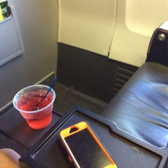 United Airlines - Pre-take off alcoholic refreshments I love this airline lol - Airlines Near Me - Windsor Locks, Connecticut