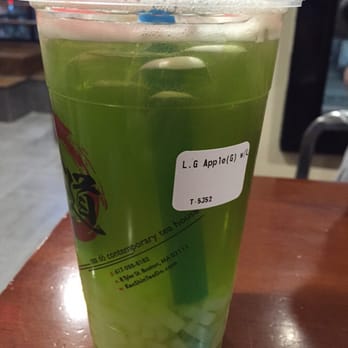 Tea Do - Boston - Green apple with lychee Jelly - Coffee & Tea Near Me - Boston, Massachusetts