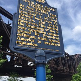 Signage at trail.