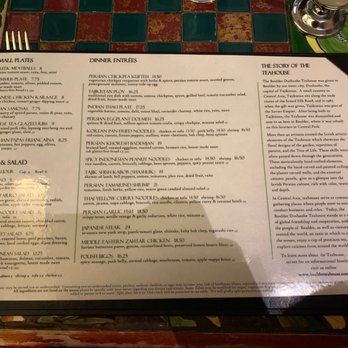 Boulder Dushanbe Teahouse - menu - Tea Rooms Near Me - Boulder, Colorado Boulder Dushanbe Teahouse - menu - Tea Rooms Near Me - Boulder, Colorado