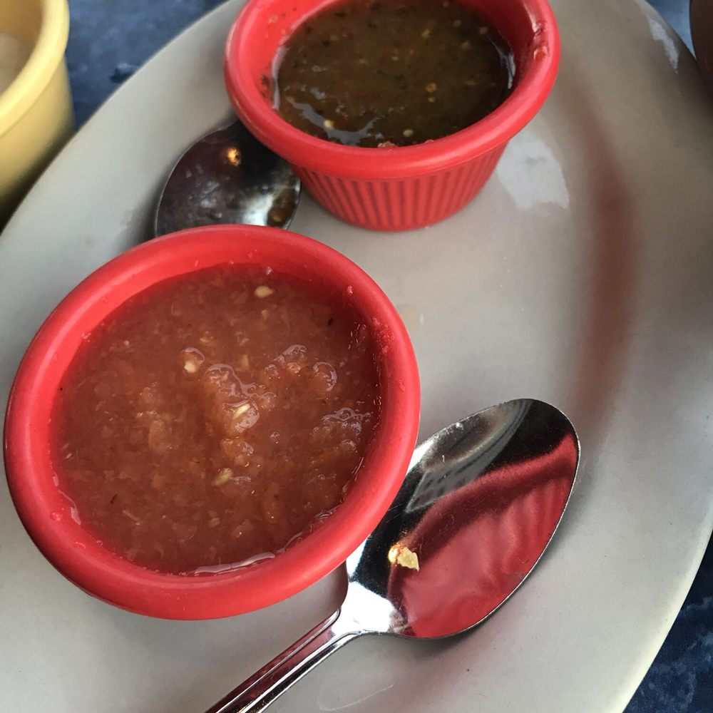 El Sabor Mexicano - I asked for the spiciest salsas they had and they didn't disappoint. Say "quiero la salsa más picante que tienes" - Mexican Near Me - Williamsburg, Virginia El Sabor Mexicano - I asked for the spiciest salsas they had and they didn't disappoint. Say "quiero la salsa más picante que tienes" - Mexican Near Me - Williamsburg, Virginia