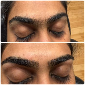 First Look Threading Salon - before and after Threading - Threading Services Near Me - Los Gatos, California