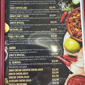 Mexico Lindo - Menu - Mexican Near Me - San Angelo, Texas