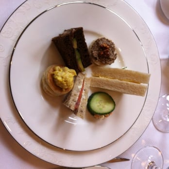 Mary Cassatt Tea Room - Savory tray (picture taken by elite food photographer that accompanied me) - Tea Rooms Near Me - Philadelphia, Pennsylvania