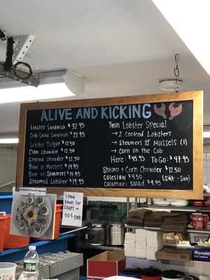 Menu photo 3 Alive & Kicking Lobsters Cambridge, MA