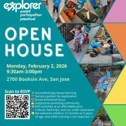 Explorer Preschool - Come visit us at our Open House on Monday, February 2, 2026!