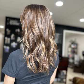 Blonde Alchemy - Perfect grey coverage with caramel highlights - Blow Dry/Out Services Near Me - Leesburg, Virginia Blonde Alchemy - Perfect grey coverage with caramel highlights - Blow Dry/Out Services Near Me - Leesburg, Virginia