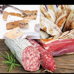 Järnspisens Matbod - Salami, cheese, bread. Beautiful.