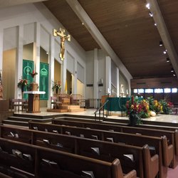 St Gabriel Catholic Church - Inside the sanctuary - the alter