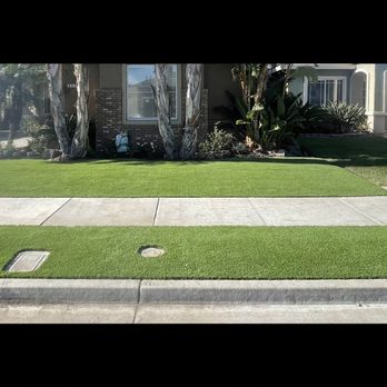 Holy Greens & Turf - Front yard turf, landscaping, and lighting - Artificial Turf Near Me Holy Greens & Turf - Front yard turf, landscaping, and lighting - Artificial Turf Near Me