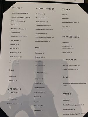 Menu photo 7 Perl North Miami Beach, FL