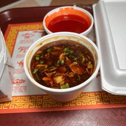 Peking Garden - Hot and Sour Soup with a lunch combo