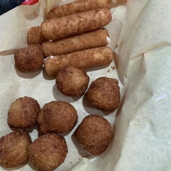 H Salt Esquire Fish & Chips - Hushpuppies and mozzarella sticks - Fish & Chips Near Me - Orange, California