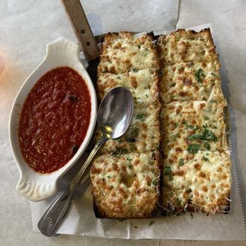 Thompson and Bleecker - Garlic bread - Pizza Near Me - Ithaca, New York