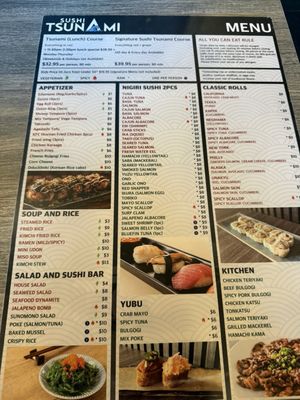 Menu photo 1 Sushi Tsunami Pleasant Hill, CA Menu photo 1 Sushi Tsunami Pleasant Hill, CA