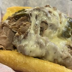 Sal's Pizza Place - Italian beef with mozz on garlic!