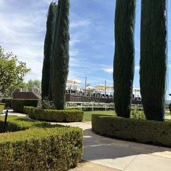 Ponte Winery - The outside patio near ceremony spot - Wineries Near Me - Temecula, California