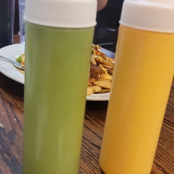 Estacion Inka - Sauce bottles - Peruvian Near Me - Madison, Wisconsin Estacion Inka - Sauce bottles - Peruvian Near Me - Madison, Wisconsin