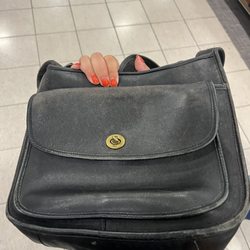 Otto's Shoe & Luggage Repair - Old, forgotten 1995 Coach Taft bag in need of refurbishing.