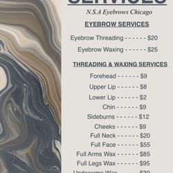 NSA Eyebrows On Fleek - [UPDATED PRICE LIST 2025]