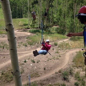 Crested Butte Zipline Tours - One of my crew coming in hot! - Trampoline Parks Near Me - Crested Butte, Colorado Crested Butte Zipline Tours - One of my crew coming in hot! - Trampoline Parks Near Me - Crested Butte, Colorado