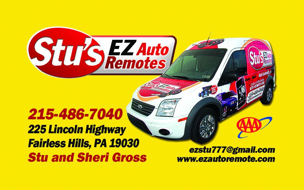 STU’S EZ AUTO REMOTES Updated October 2024 225 Lincoln Hwy