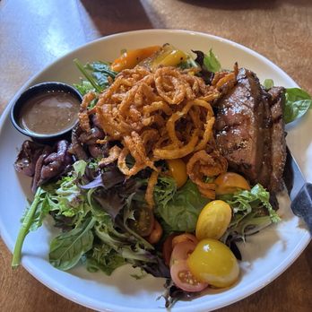 Cafe A La Cart - Grilled Flank Steak Salad (no cheese) - New American Near Me - Tucson, Arizona Cafe A La Cart - Grilled Flank Steak Salad (no cheese) - New American Near Me - Tucson, Arizona