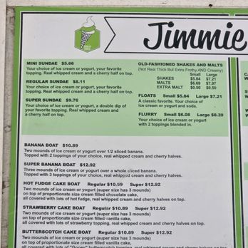 Jimmie Cone - Menu (image 1 of 2) - June 2026 - Ice Cream & Frozen Yogurt Near Me - Damascus, Maryland Jimmie Cone - Menu (image 1 of 2) - June 2026 - Ice Cream & Frozen Yogurt Near Me - Damascus, Maryland